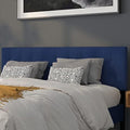Flash Furniture Bedford Tufted Upholstered King Size Headboard in Navy Fabric by FlashFurniture