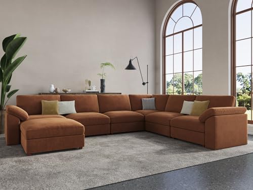 EASE MOOSE Oversized Sectional Modular Sofa, Large L Shape Sectional Couch Wide - Image 3