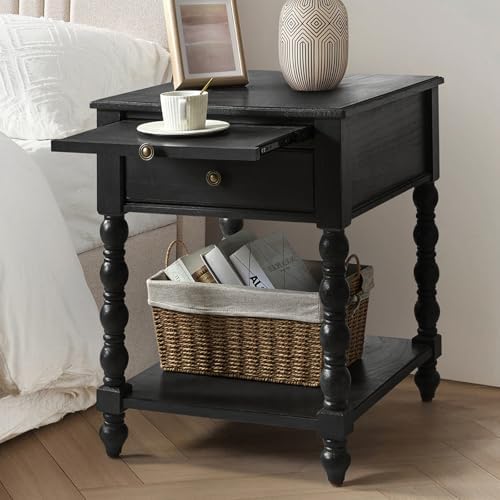 HULALA HOME Spindle End Table by HULALAHOME