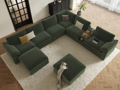 EASE MOOSE Sectional Modular Sofa, Oversized L Shape Sectional Couch - Image 3
