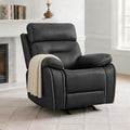 KISLOT Leather Recliner Chair Manual Sofa Rocker by Kislot