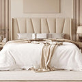 Allewie King Size Platform Linen Bed Frame by Allewie