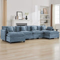 147'' U Shaped Sectional Cloud Couch, Modular Sofas by WUTUTUEE