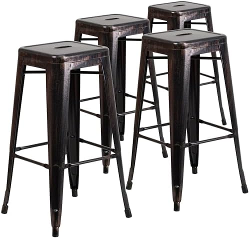 Flash Furniture 30 in Metal Barstool by FlashFurniture