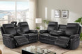 Power Reclining Sofa Set, Power Recliner Sofa and Loveseat Set by Neptane