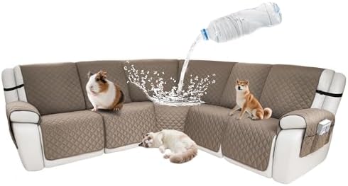 Waterproof Sectional Reclining Couch Covers L Shaped Recliner Sectional Sofa by ROFASVCO