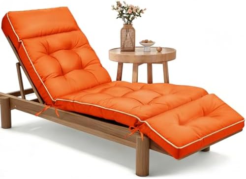 MAGIC ELEPHANT Chaise Lounge Cushions Outdoor, Memory Foam Replacement Patio by Magicelephant
