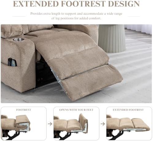 Heavy Duty 500 lbs Power Lift Recliner - Image 5