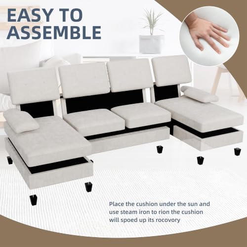 Shintenchi U-Shaped Sectional Couches - Image 3