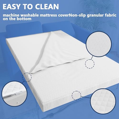 4.5 Inch Cold Gel Memory Foam Mattress Replacement - Image 5