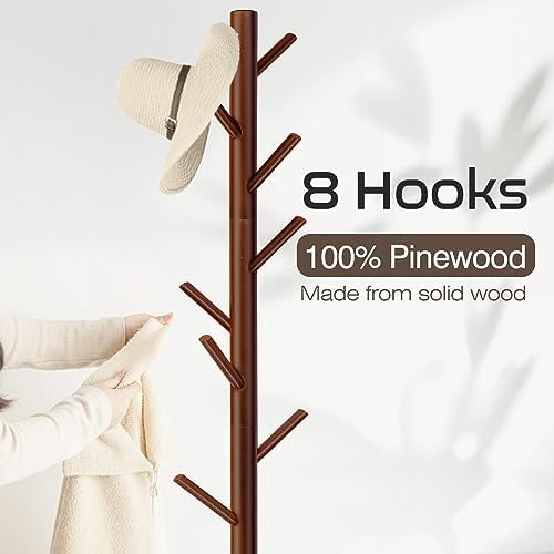 WANGMUXIA Coat Rack, Freestanding Coat Rack - Image 2