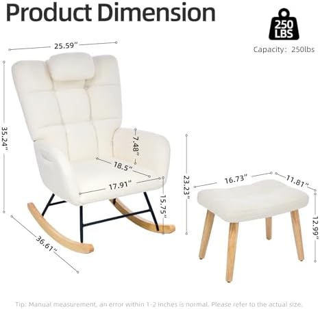 Garvee Nursery Rocking Chair - Image 2