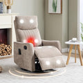 Manual Swivel Rocker Recliner Chair by EZZUP
