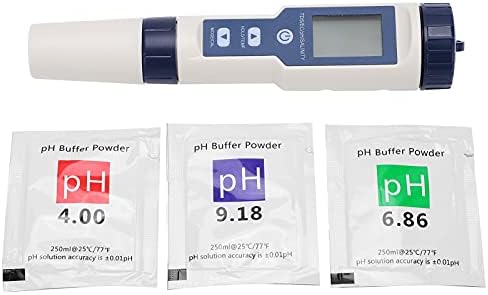 Professional Water Quality Tester, 5-in-1 Digital TDS pH EC Salt Temp Meter - Image 6
