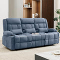 MAHOMICO Reclining Sofa with Cup Holders by MAHOMICO