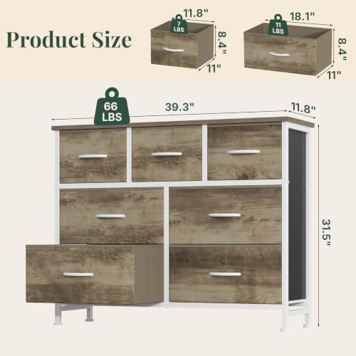 Fabric Dresser for Bedroom - Image 3