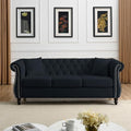 80" Chesterfield Loveseat Velvet Sofa by Kolavess