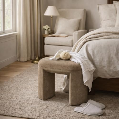 HomePop 24" Quinn Modern Ottoman - Image 5