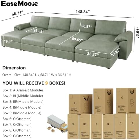 EASE MOOSE Sectional Couches Bed - Image 2