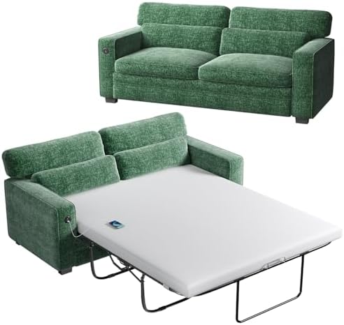 Marsail Pull Out Sofa Bed, Queen Size Sleeper Sofa by Marsail