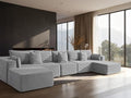 168" Cloud Sectional Couch, Comfort U Shaped Sofa by VYUXWO