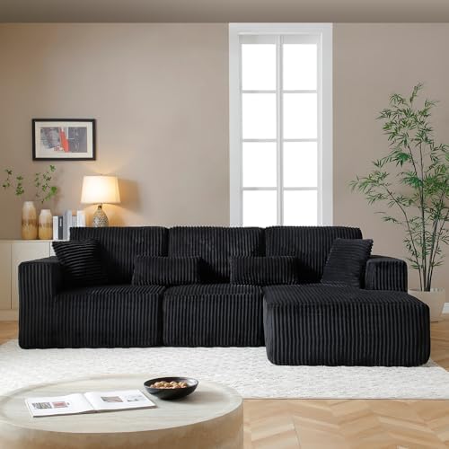 108" Boneless Cloud Sectional Couches by Flyida