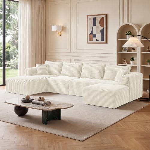 Boneless Couch U-Shaped Sectional Sofa by HouseMila