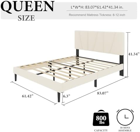 HAOARA Queen Size Bed Frame - Image 2