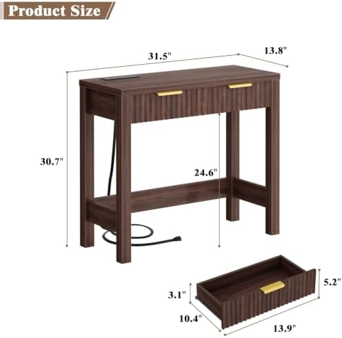 Cyclysio 32" Small Console Table - Image 3