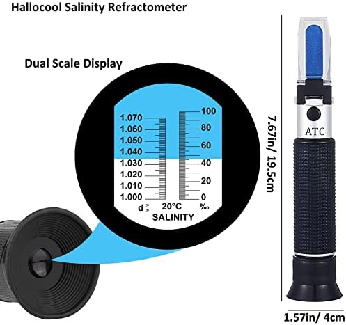 Salinity Refractometer for Aquarium Seawater Marine Fishkeeping - Image 6