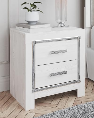 Signature Design by Ashley Altyra White Nightstand - Image 2
