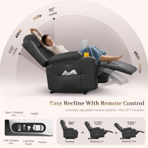 Reclining Loveseat Sofa, RV Loveseat Recliner Wall Hugger Couch, Home Theater - Image 6