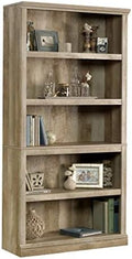 Sauder 5 Tier Book Shelf Wooden Bookcase Multipurpose Bookshelf by SAUDER%C2%AE