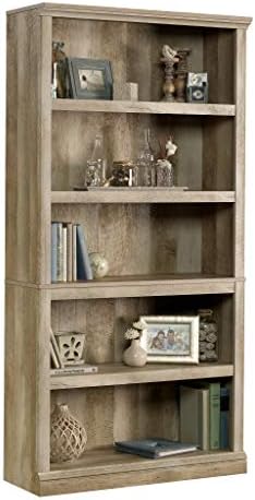 Sauder 5 Tier Book Shelf Wooden Bookcase Multipurpose Bookshelf by SAUDER%C2%AE