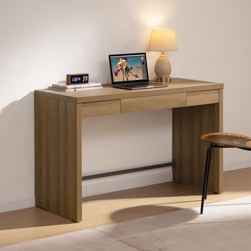 SICOTAS Computer Desk Writing Table, 47-Inch Wooden Study Desk - Image 4