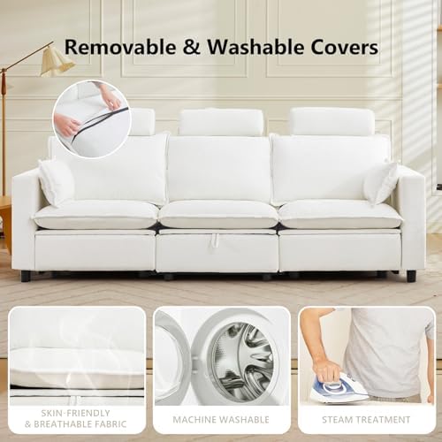 GUEAPY Power Reclining Sofa Cloud Couches - Image 6