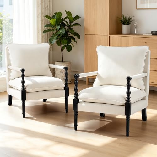 Bezseller Spindle Accent Chair by Bezseller