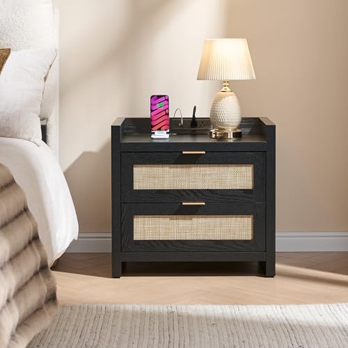 SICOTAS Rattan Night Stand Bedside Table : Nightstand by SICOTAS