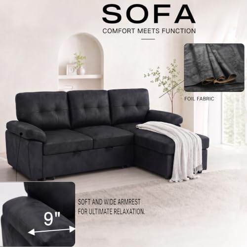 healthomse 88.5" Modular Sleeper Sofa Bed - Image 5