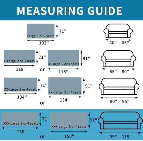 HAOMAIJIA Non Slip Couch Cover Sofa Covers - Image 5