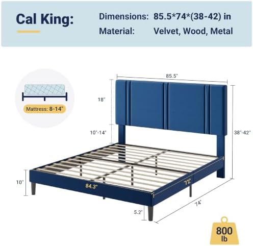 Allewie Cal King Platform Bed Frame - Image 2