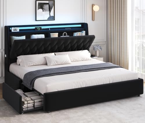 Jocoevol King Size Bed Frame by JOCOEVOL