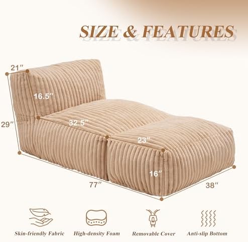 Hobestluk Large Bean Bag Chairs - Image 2