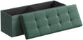 SONGMICS 43.3 Inches Folding Storage Ottoman Bench, Load 660 lb by SONGMICSbySONGMICSHOME