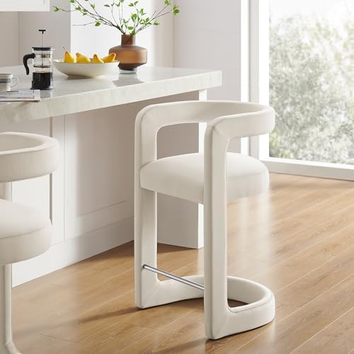 Modway Winslow Performance Velvet Counter Stool - Image 2