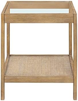 Nathan James 33301 Hayes Solid Wood Nightstand, End or Side Table in Light - Image 3