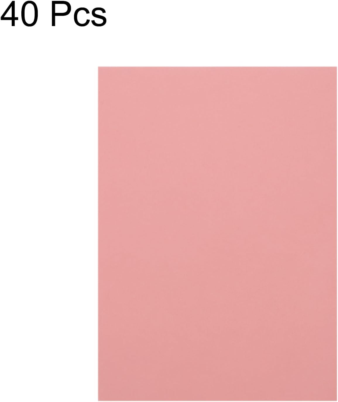 MECCANIXITY Colored Vellum Paper, 40 Sheet Light Pink Transparency 8.3" x 5.9" Printable Vellum Paper, Translucent Vellum Sheets for Printing Wedding Invitations Ink Jet Laser Printer