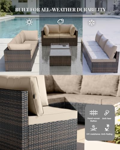 WWR Patio Furniture Set 10 Piece - Image 4
