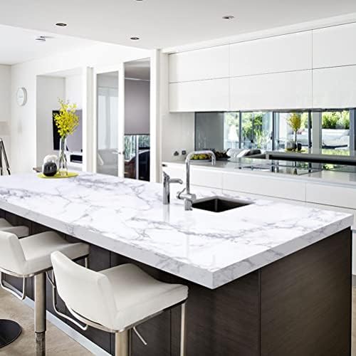 Arthome White Marble Peel and Stick Wallpaper Removable - Image 2
