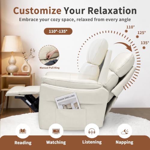 AIRSKY Genuine Leather Recliner Chair - Image 4